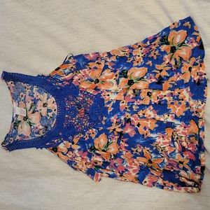 Floral tank top